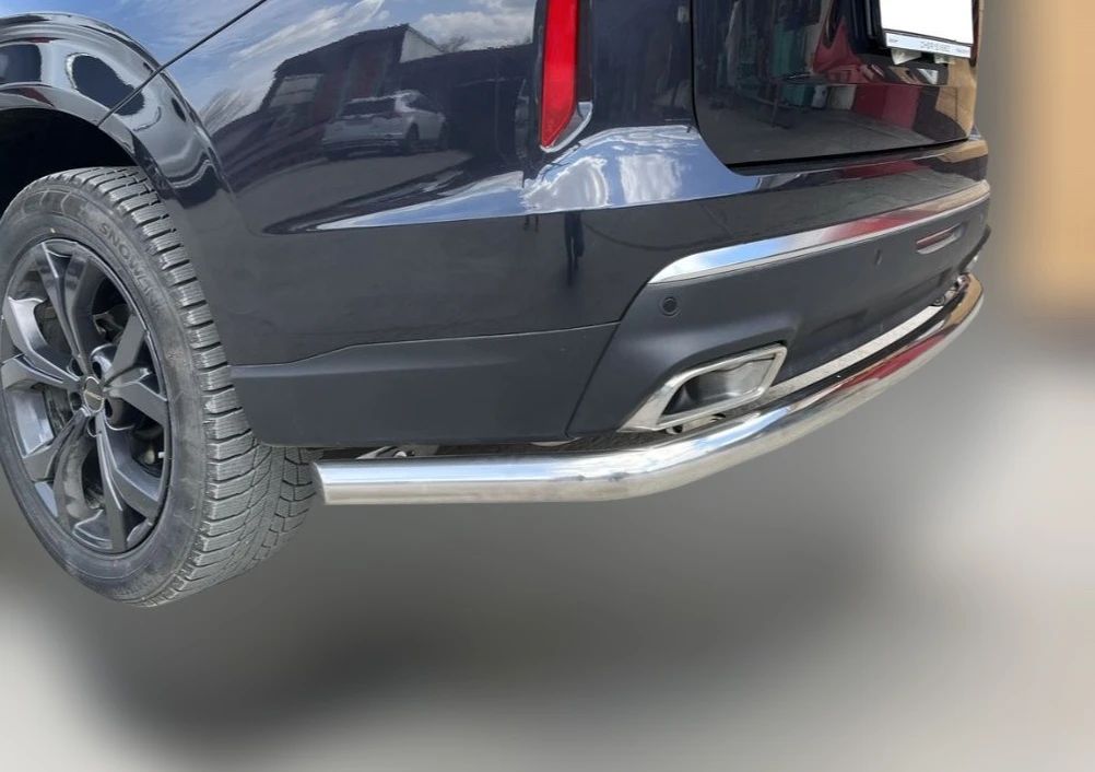 Защита заднего бампера угловая большая d60 мм для EXEED VX I  Юко CHEVX.22.21