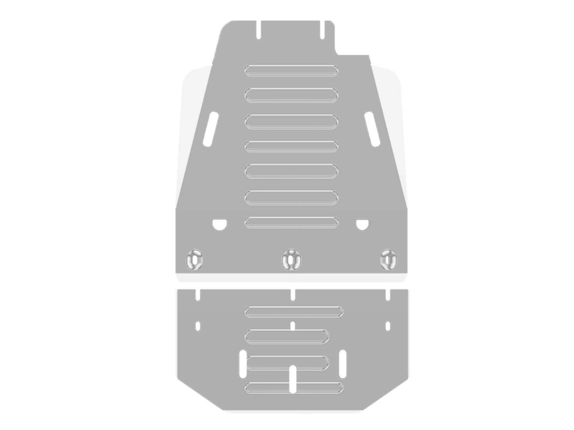 Защита КПП и РК (2 части) для MG RX8 I  Alfeco ALF6911AL