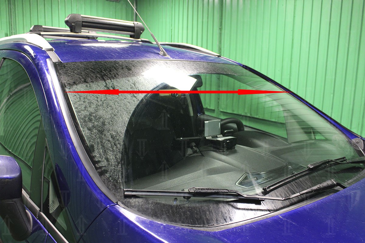 Дефлектор (водосток) лобового стекла для Ford EcoSport I