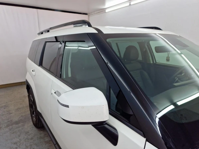 Дефлекторы окон 2D 4 шт. для Hyundai Santa Fe V (MX5) Черный Стрелка 11 2D375-4.S11