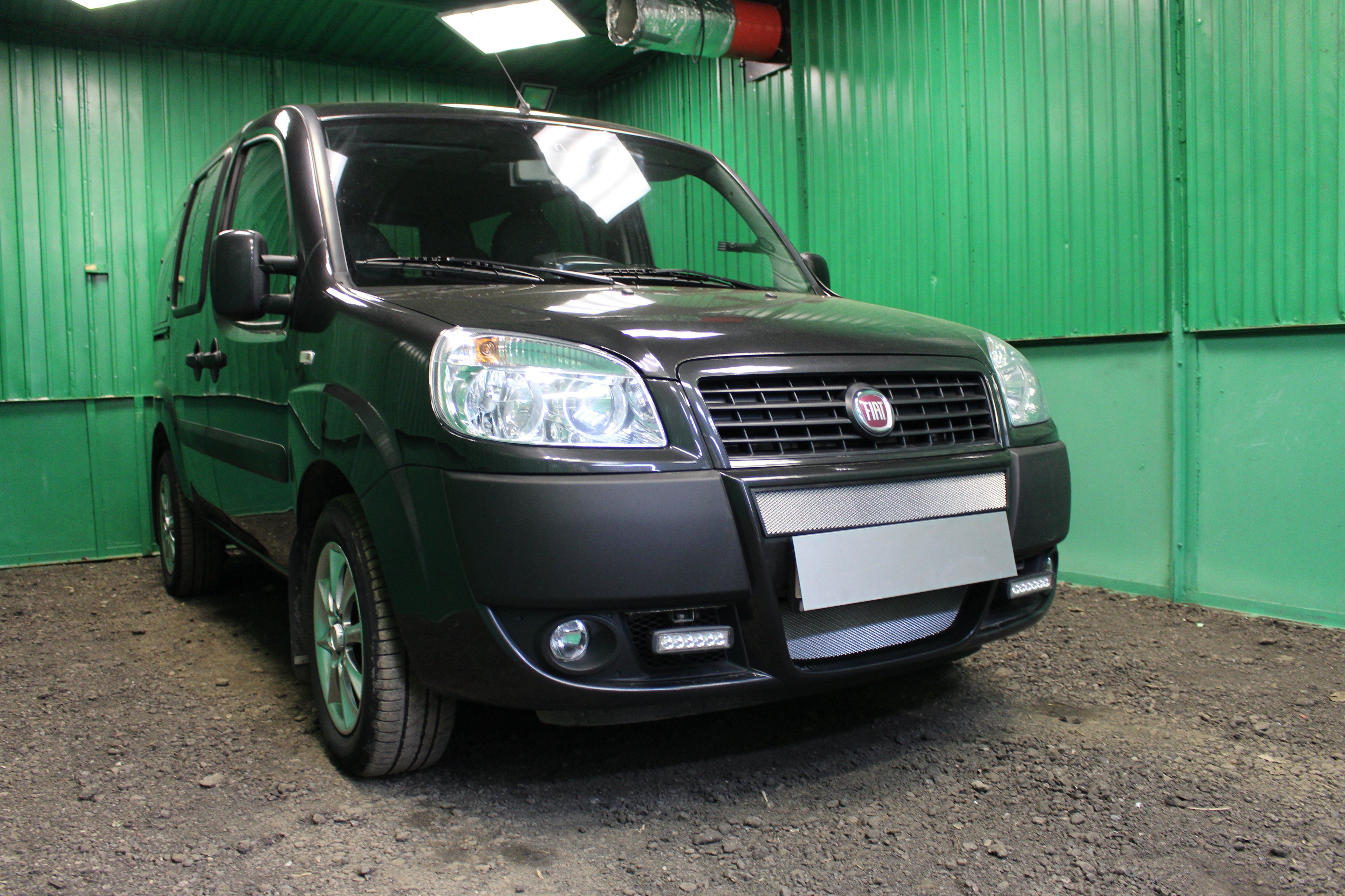 Защитная сетка радиатора комплект для Fiat Doblo I Рестайлинг