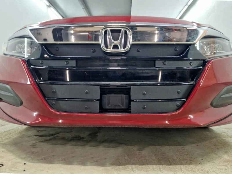 Зимняя заглушка радиатора к съемной сетке верх (4 части) для Honda Accord X  Стрелка 11 HONAC19.top