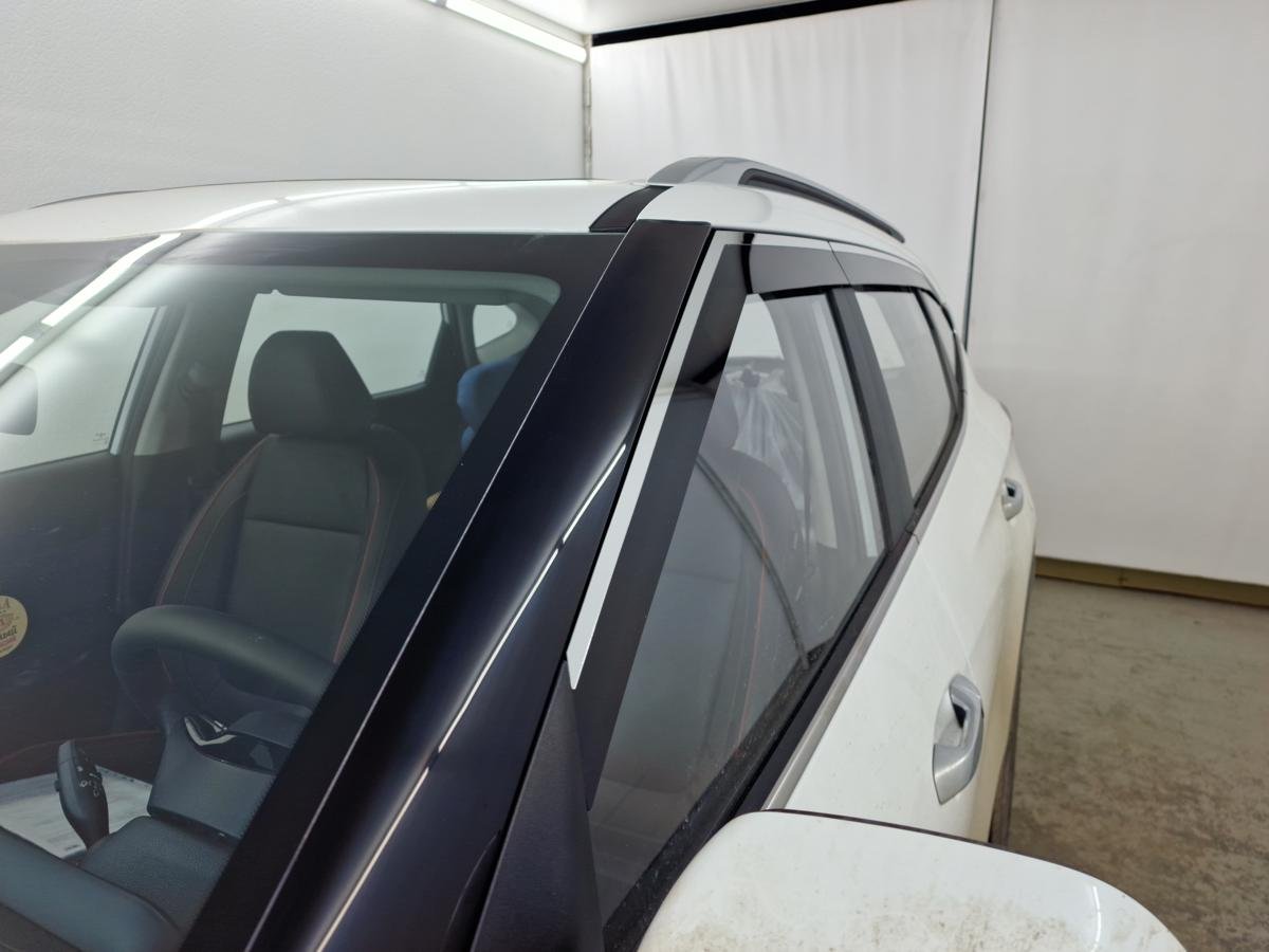 Дефлекторы окон 2D с хром накладками 6 шт. для Kia Seltos I Рестайлинг