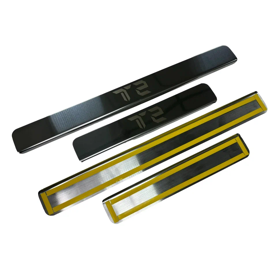 Накладки на пороги из нержавеющей стали 4шт. для Jetour T2