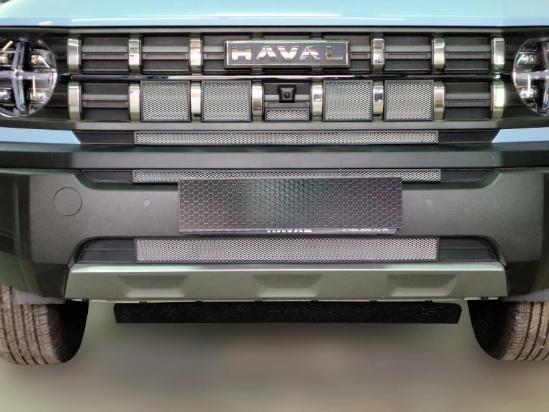 Комплект сеток chrome верх 5 частей и низ 3 части для Haval H3 I Хром Стрелка 11 HAVH3.top.chrome-HAVH3.bot.chrome