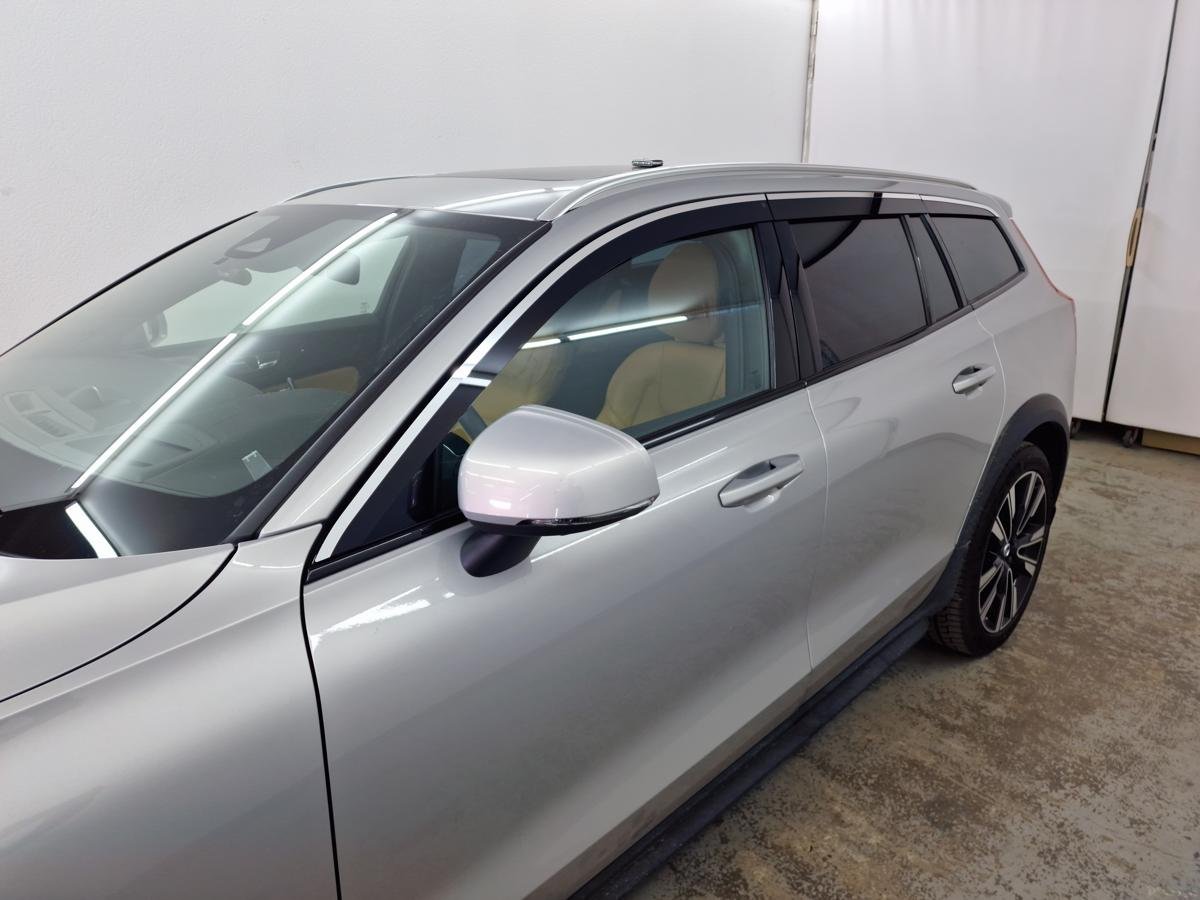 Дефлекторы окон 2D с хром накладками 6 шт. для Volvo V60 II
