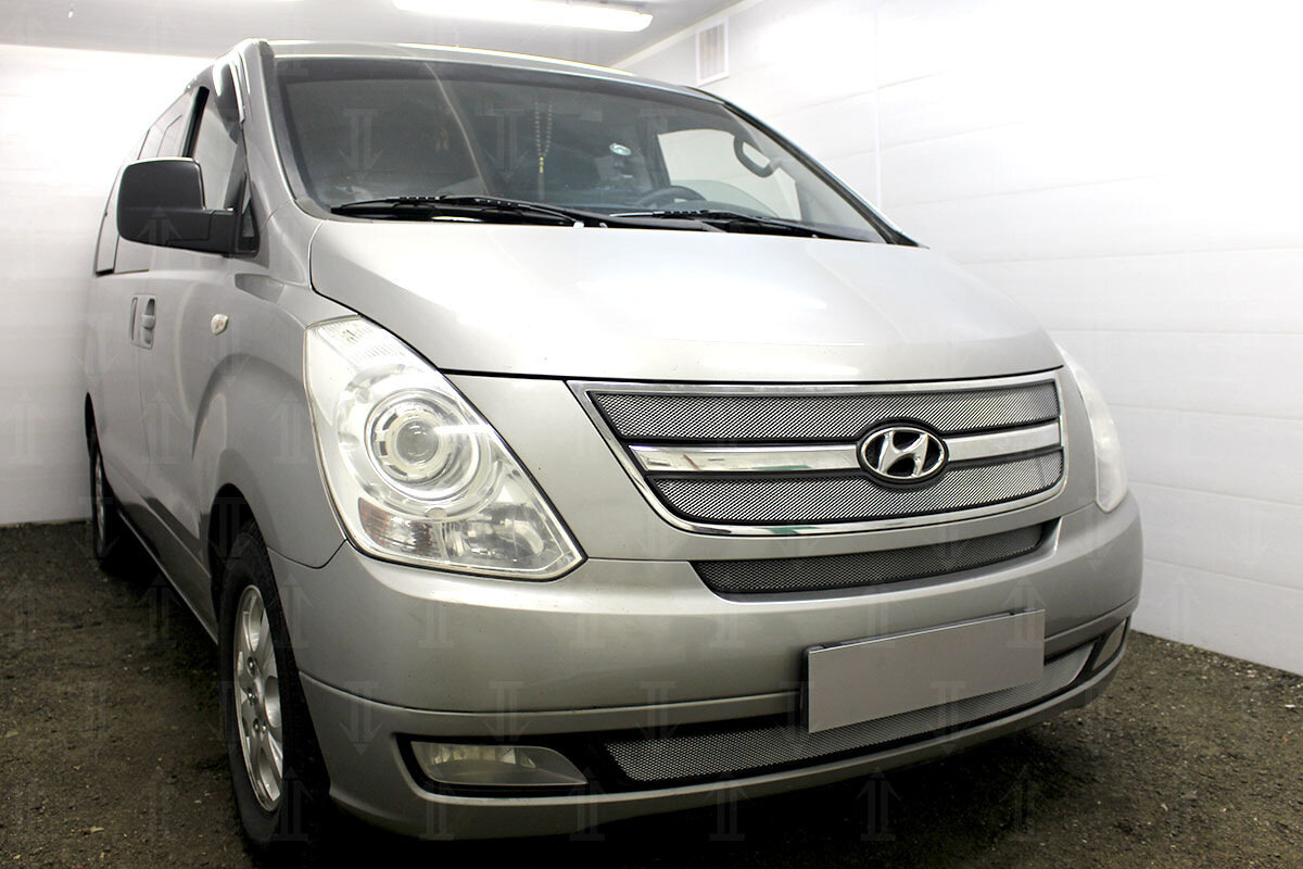 Защитная сетка радиатора низ для Hyundai H-1 (Starex) II