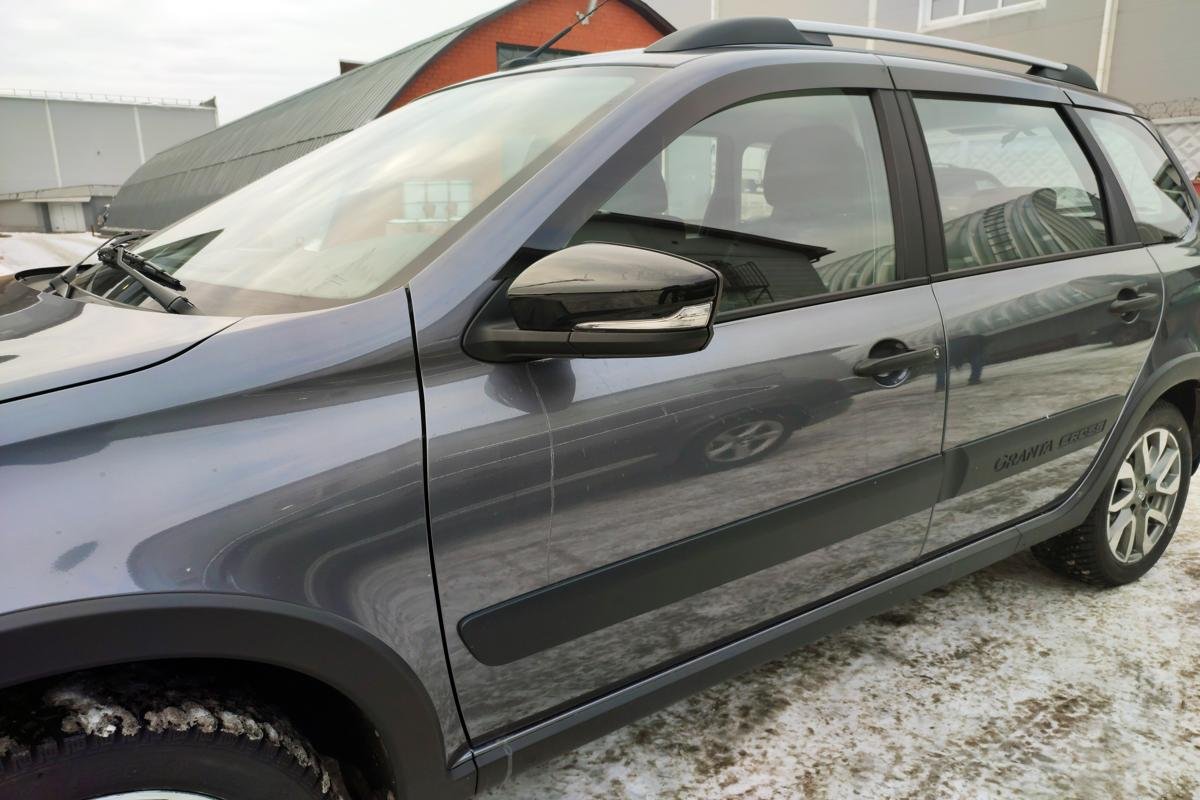 Дефлекторы окон 2D 6 шт (для кузова универсал) для LADA (ВАЗ) Granta I Рестайлинг