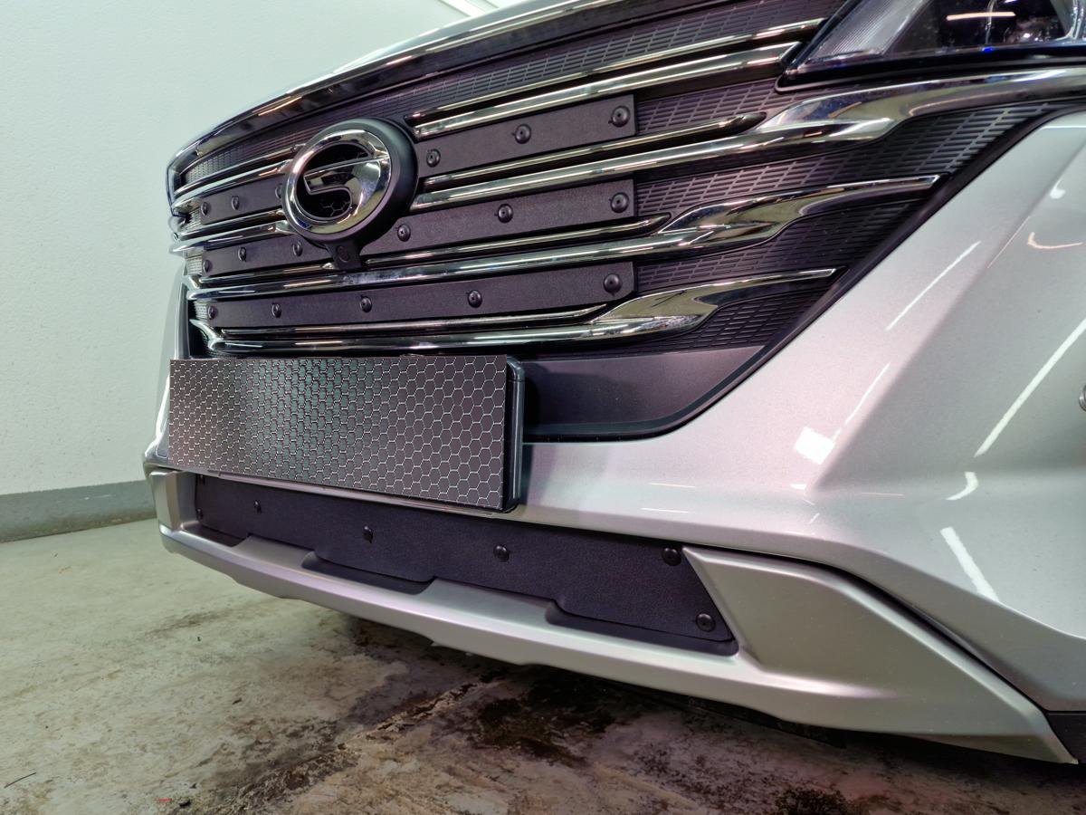 Зимняя заглушка радиатора к съемной сетке низ для GAC GS5 I