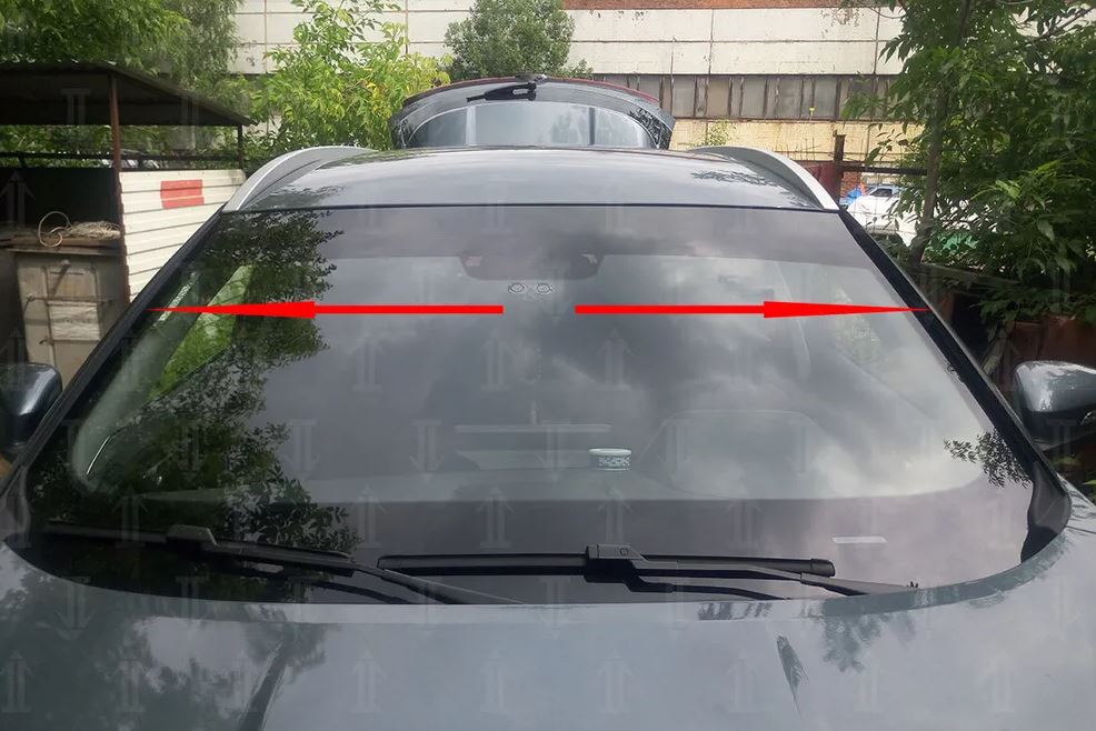 Дефлектор (водосток) лобового стекла для Chery Tiggo 8 I Рестайлинг