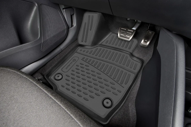 Коврики 3D в салон полиуретан 4шт для Volvo XC60 II Черный Element ELEMENT3D5017210k