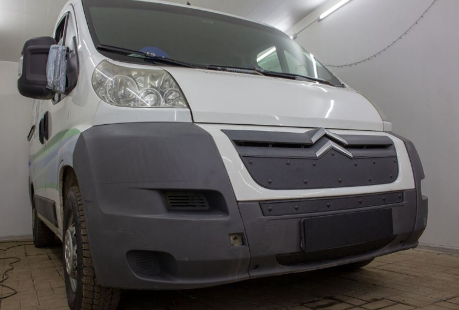 Зимняя заглушка радиатора к съемной сетке верх для Citroen Jumper  II