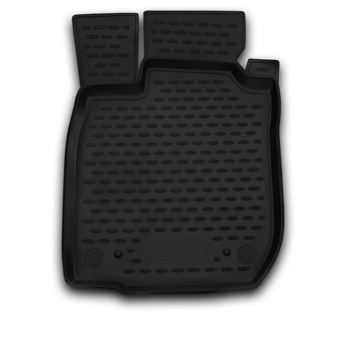 Коврик 3D в салон полиуретан для Renault Sandero I Черный Element ELEMENT4118210kFL