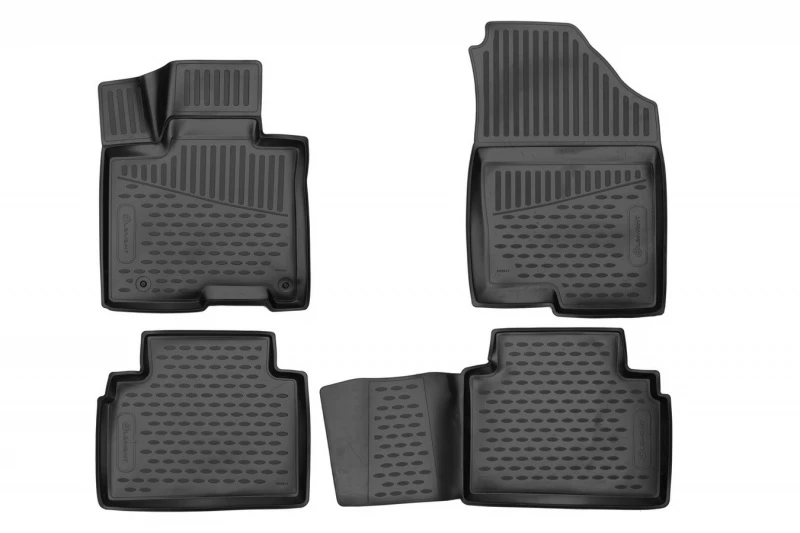 Коврики 3D в салон полиуретан 4шт для Hyundai Tucson IV Черный Element ELEMENT3DAN0017210