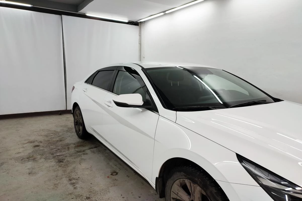 Дефлекторы окон 2D 6 шт для Hyundai Elantra VII (CN7)