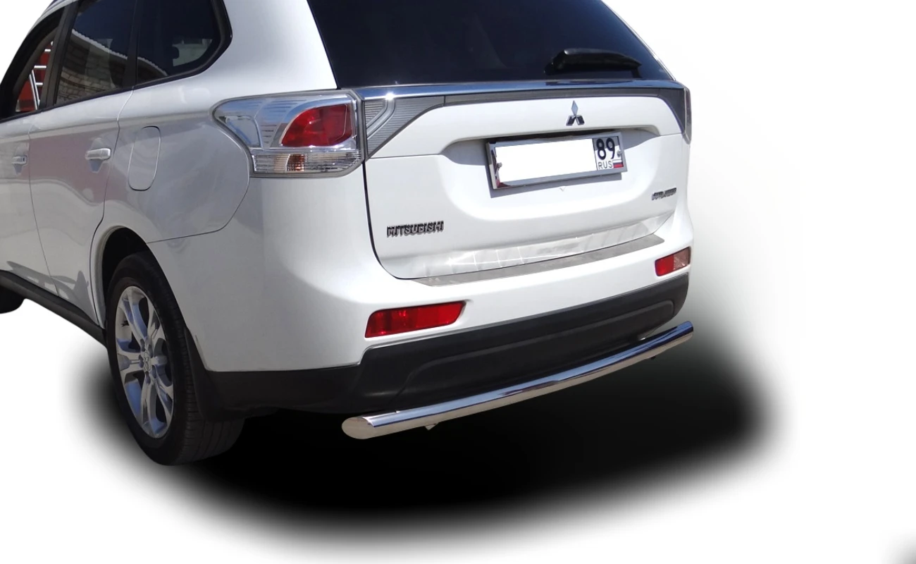 Защита заднего бампера d60 мм для Mitsubishi Outlander III Рестайлинг  Юко MSO.14.11