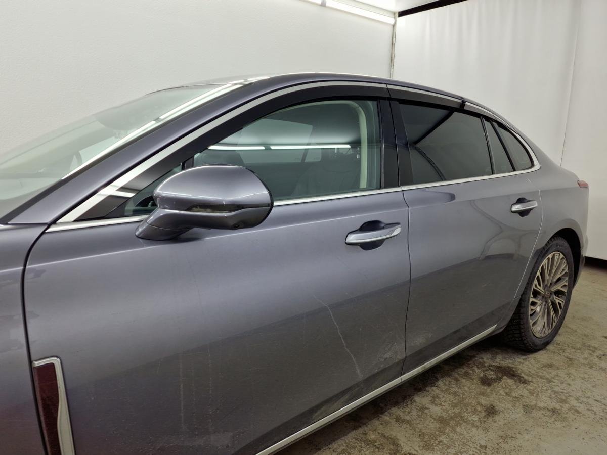 Дефлекторы окон с хром накладками 2D 6 шт для Hongqi H5 II