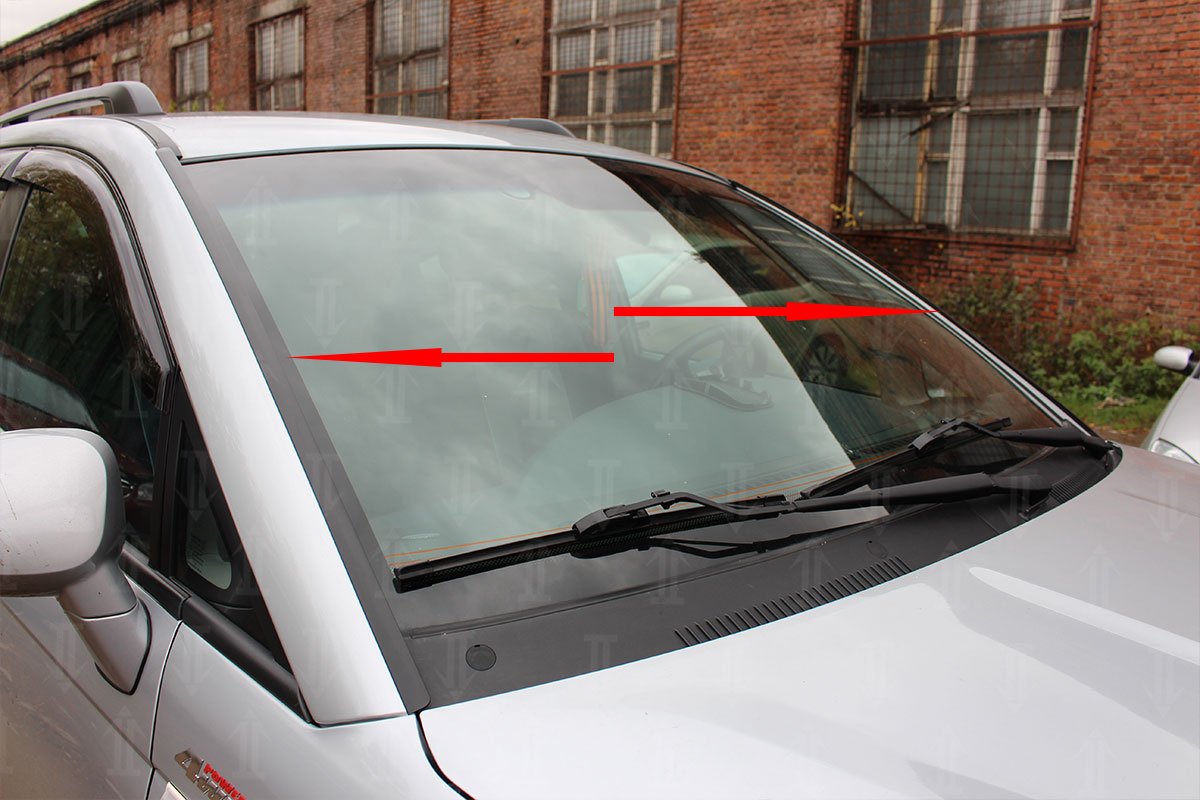 Дефлектор (водосток) лобового стекла для SsangYong Stavic