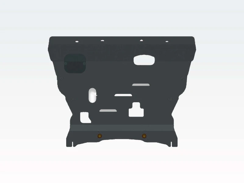 Защита картера и КПП для Volvo XC60 II Черный Alfeco ALF2713ST