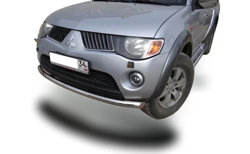Защита переднего бампера d60 мм для Mitsubishi L200 IV  Юко MSL200.06.02