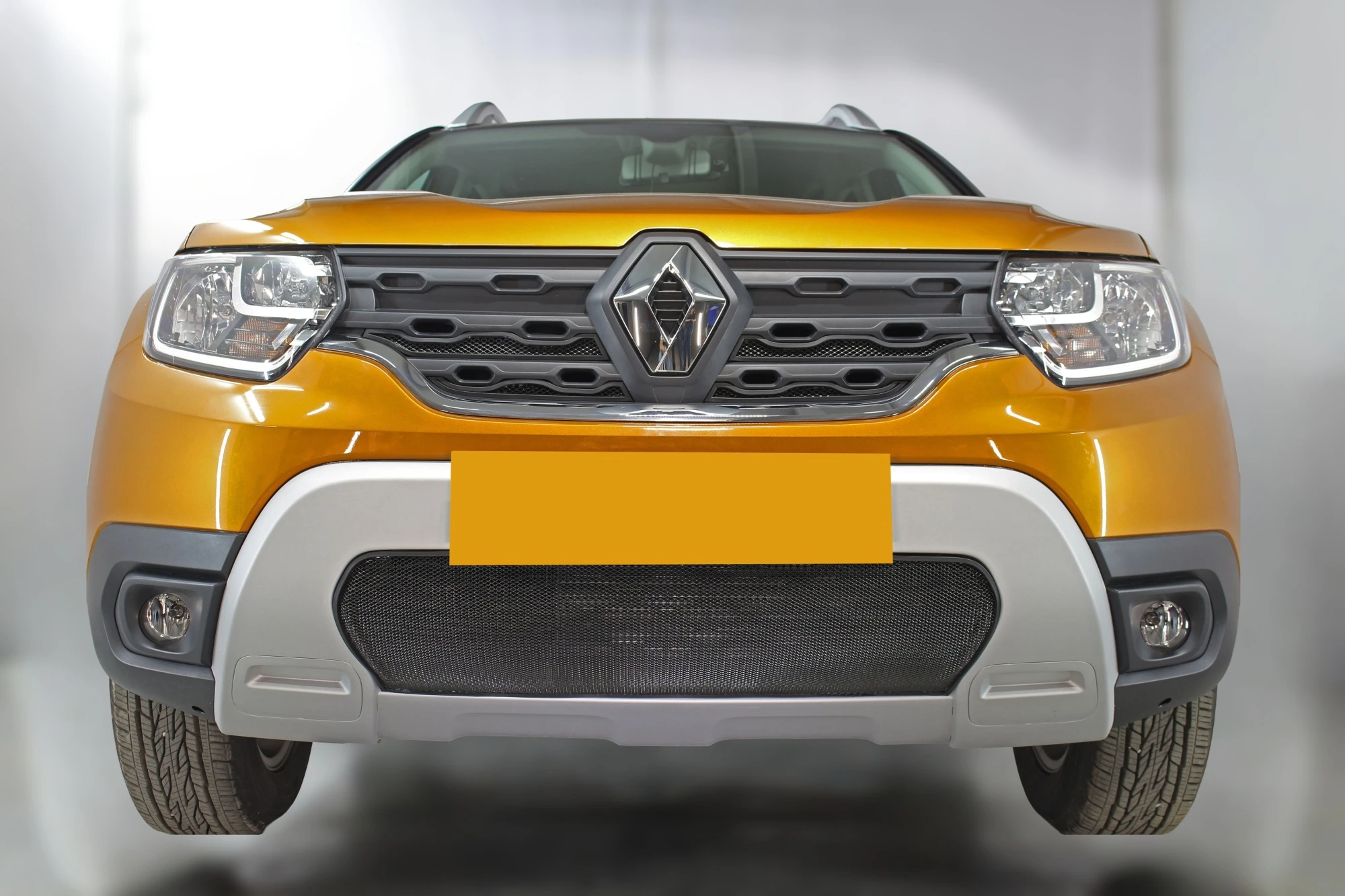 Комплект сеток black верх 4 части и низ для Renault Duster II