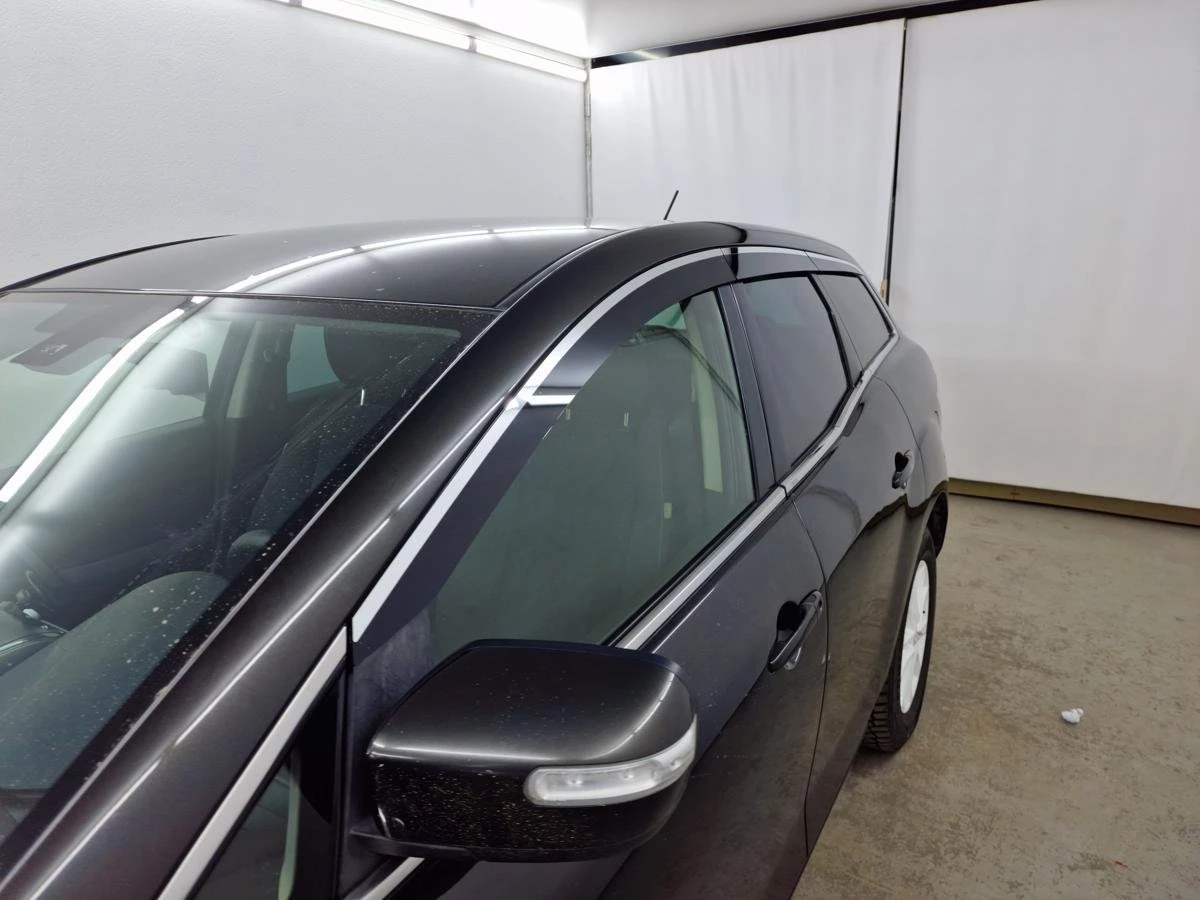 Дефлекторы окон 2D с хром накладками 6 шт. для Mazda CX-7 I Рестайлинг