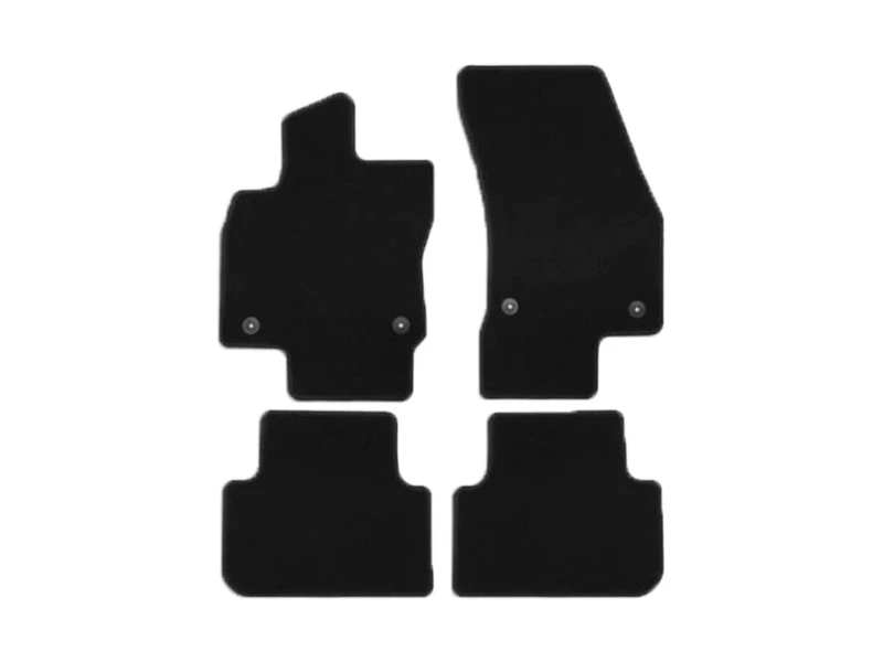 Коврики в салон текстиль Klever Econom 4 шт для Volkswagen Tiguan II Рестайлинг Черный Klever KLEVER01514701200k