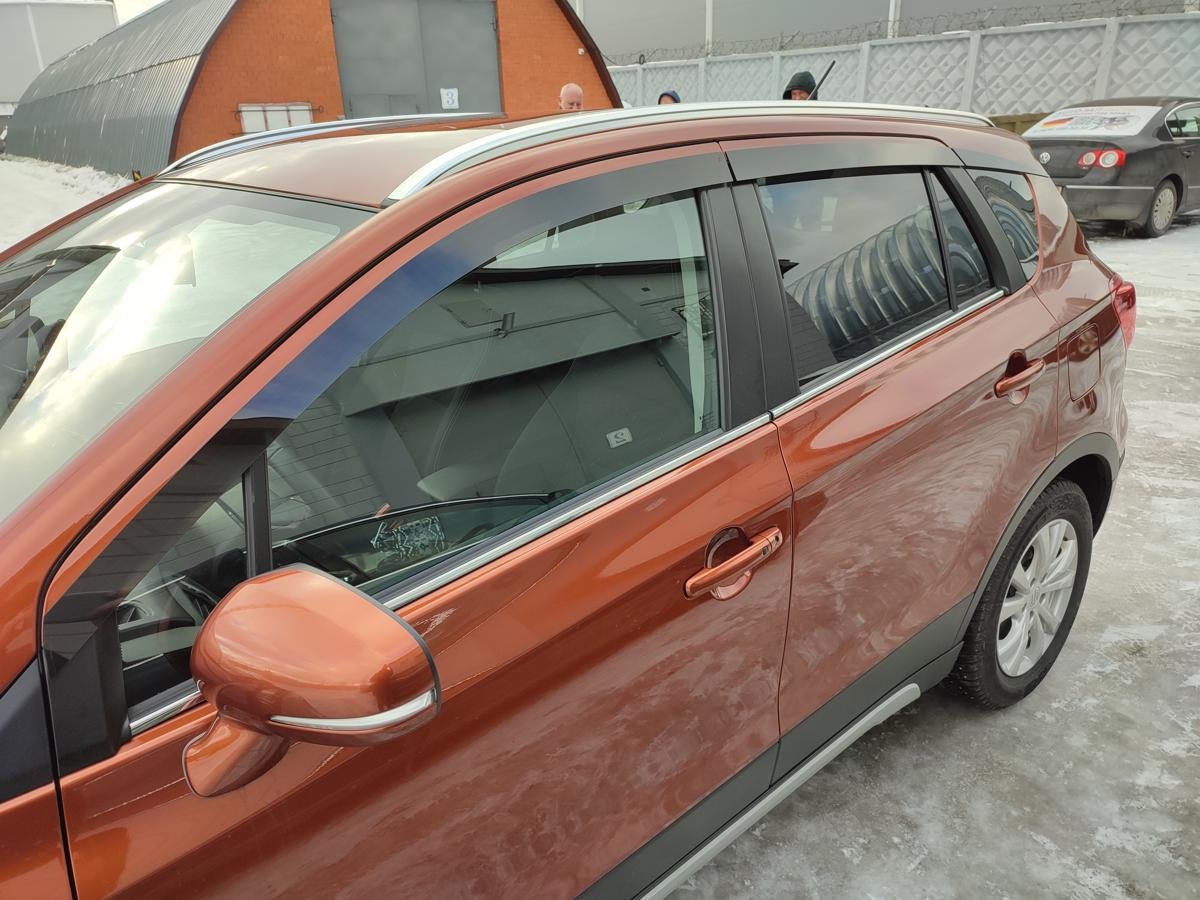 Дефлекторы окон 2D 6 шт для Suzuki SX4 II (S-Cross) Рестайлинг