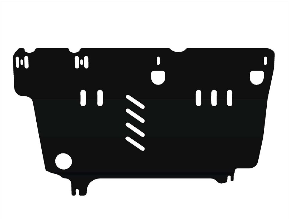 Защита картера и КПП для Peugeot 207 I