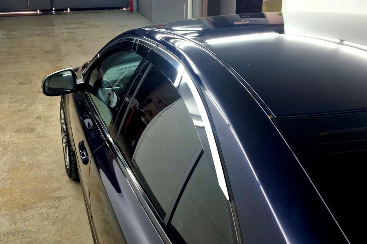 Дефлекторы окон 2D с хром накладками 4 шт. для Volvo S80 II Рестайлинг 2