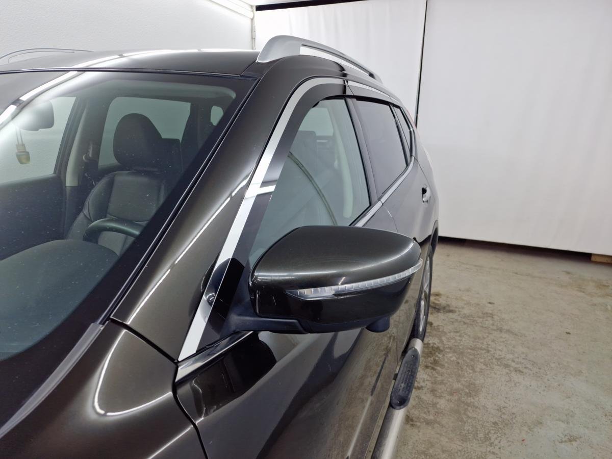 Дефлекторы окон с хром накладками 2D 6 шт для Nissan X-Trail III Рестайлинг