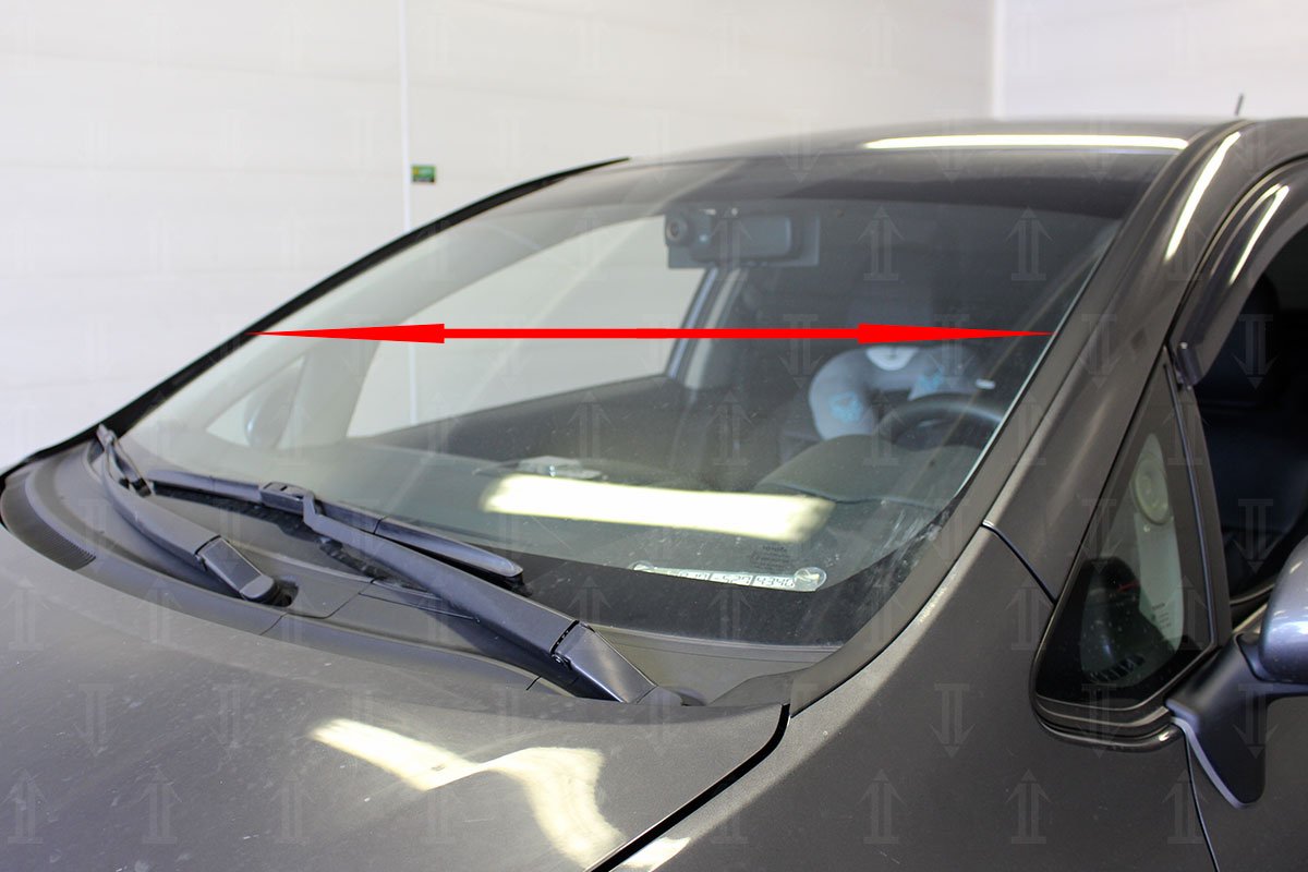 Дефлектор (водосток) лобового стекла для Toyota Auris I Рестайлинг