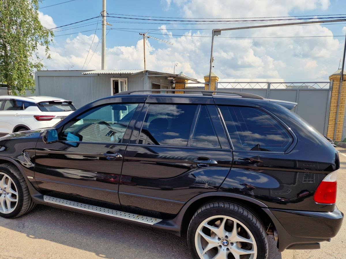 Дефлекторы окон 2D 6 шт. для BMW X5 I (E53) Рестайлинг