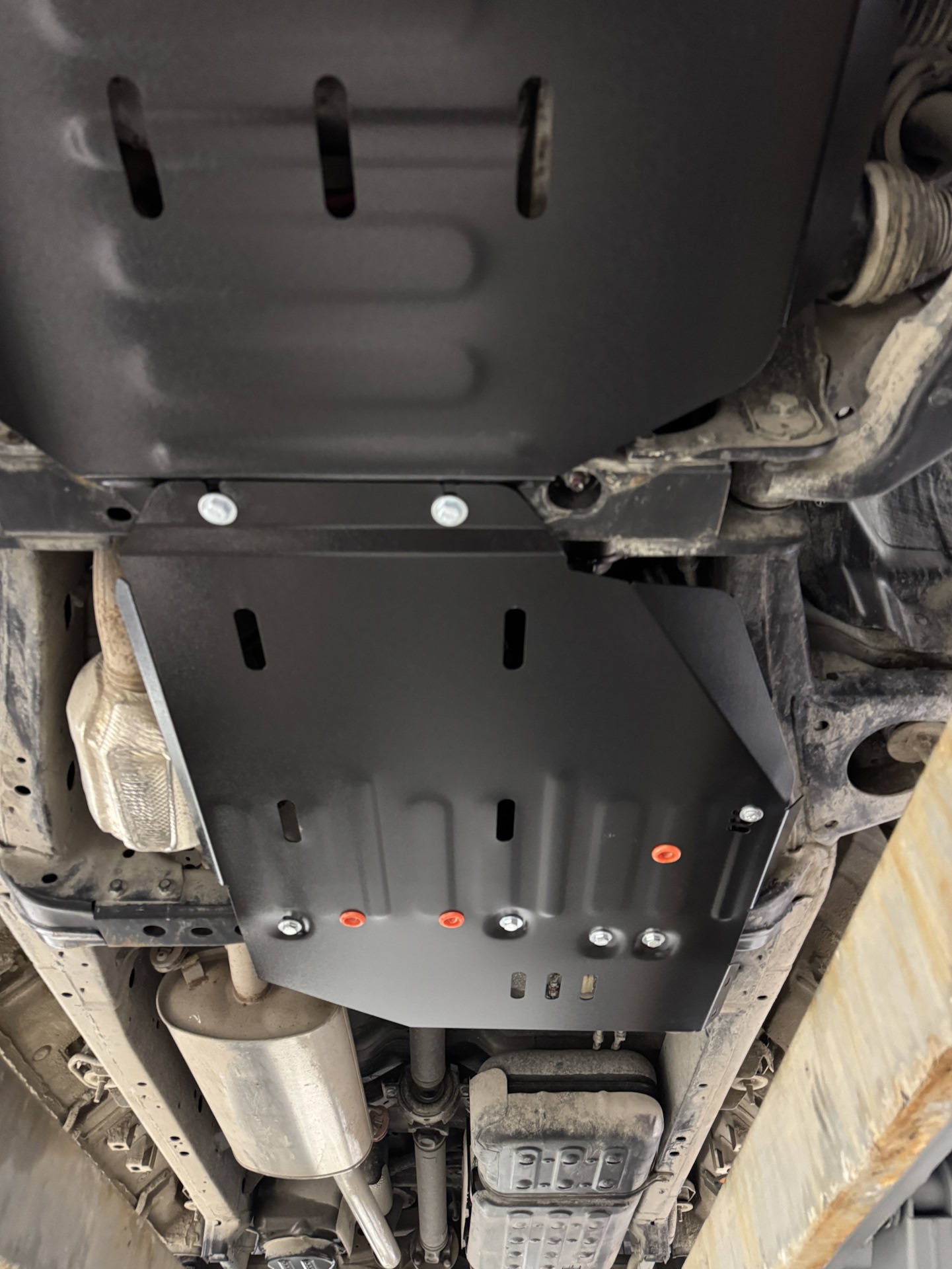 Комплект защиты (редуктор переднего моста, кпп и РК (2 части)) для Great Wall Poer King Kong I