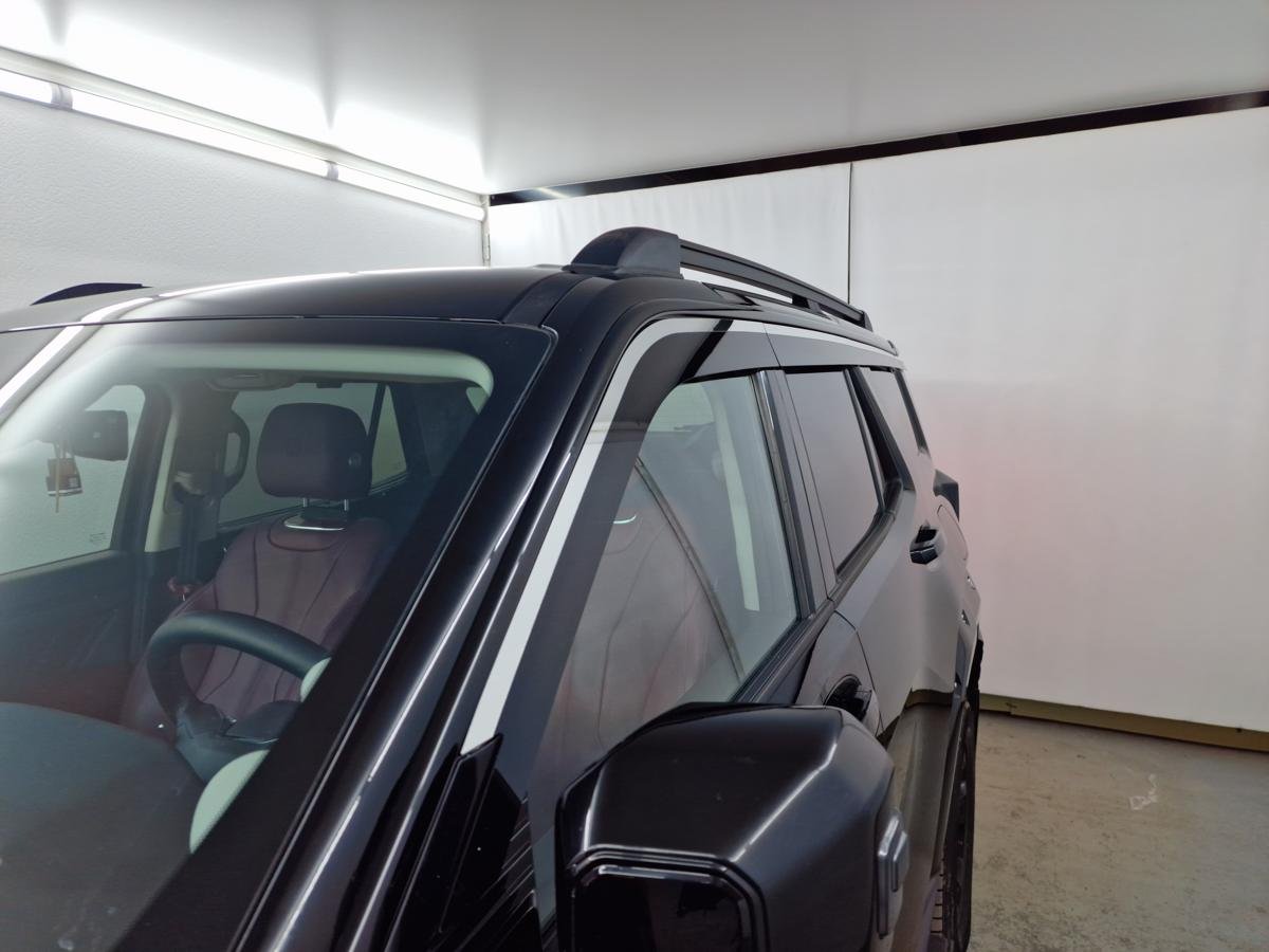 Дефлекторы окон 2D с хром накладками 6 шт. для TANK 400