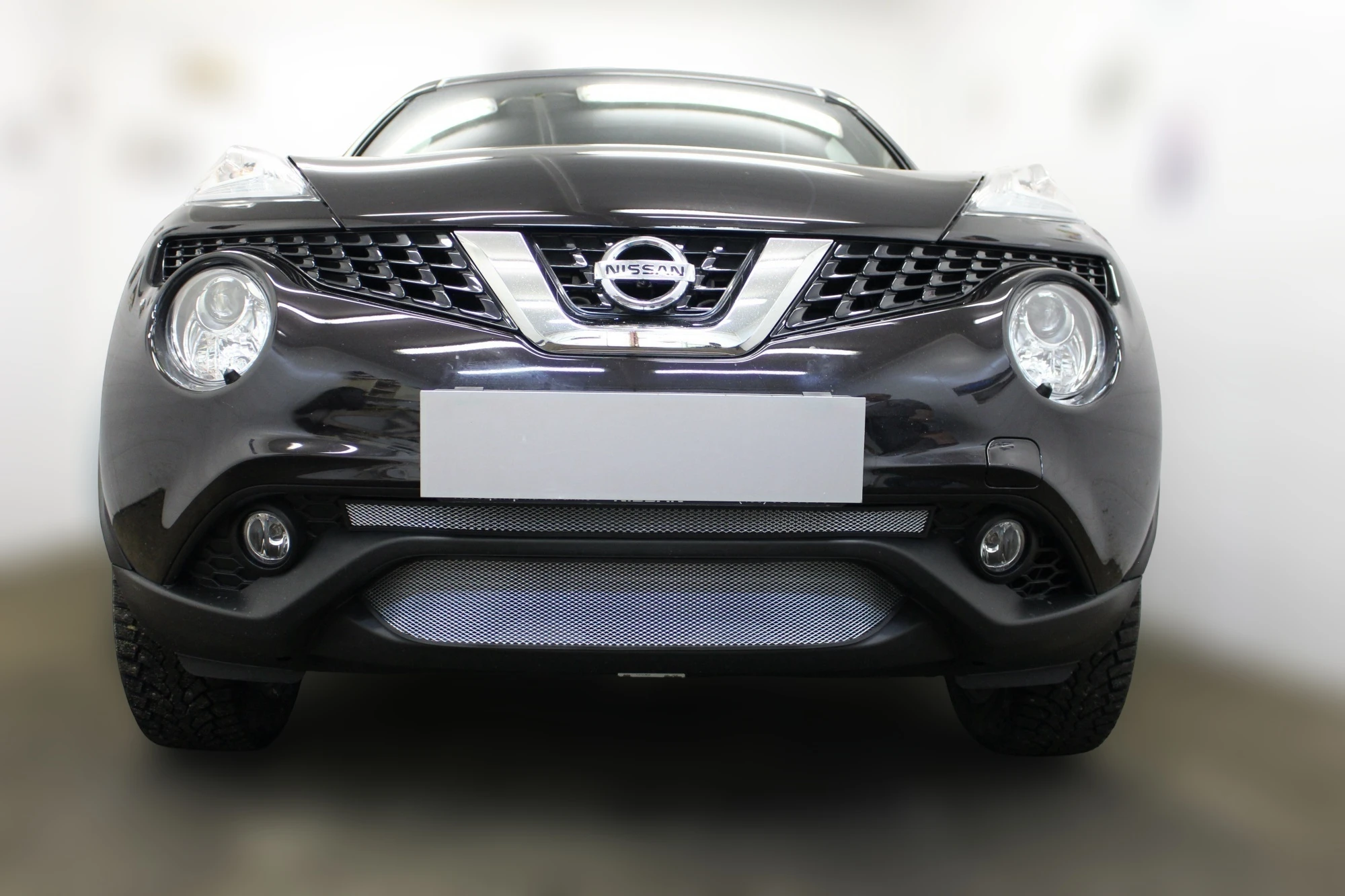 Комплект сеток chrome низ и центр для Nissan Juke I Рестайлинг