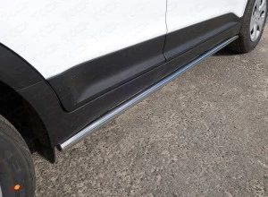 Пороги труба 42,4 мм для Hyundai Creta I