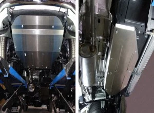 Защиты комплект (картер и КПП, бак) для Volkswagen Multivan T6 Рестайлинг