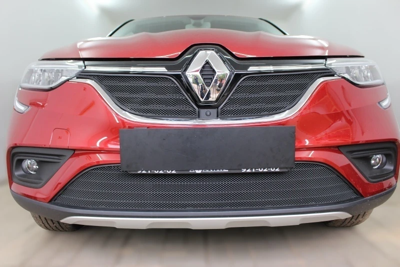Комплект сеток black верх 2 части и низ для Renault Arkana I Черный Стрелка 11 RARK18.top.black-RARK18.bot.black