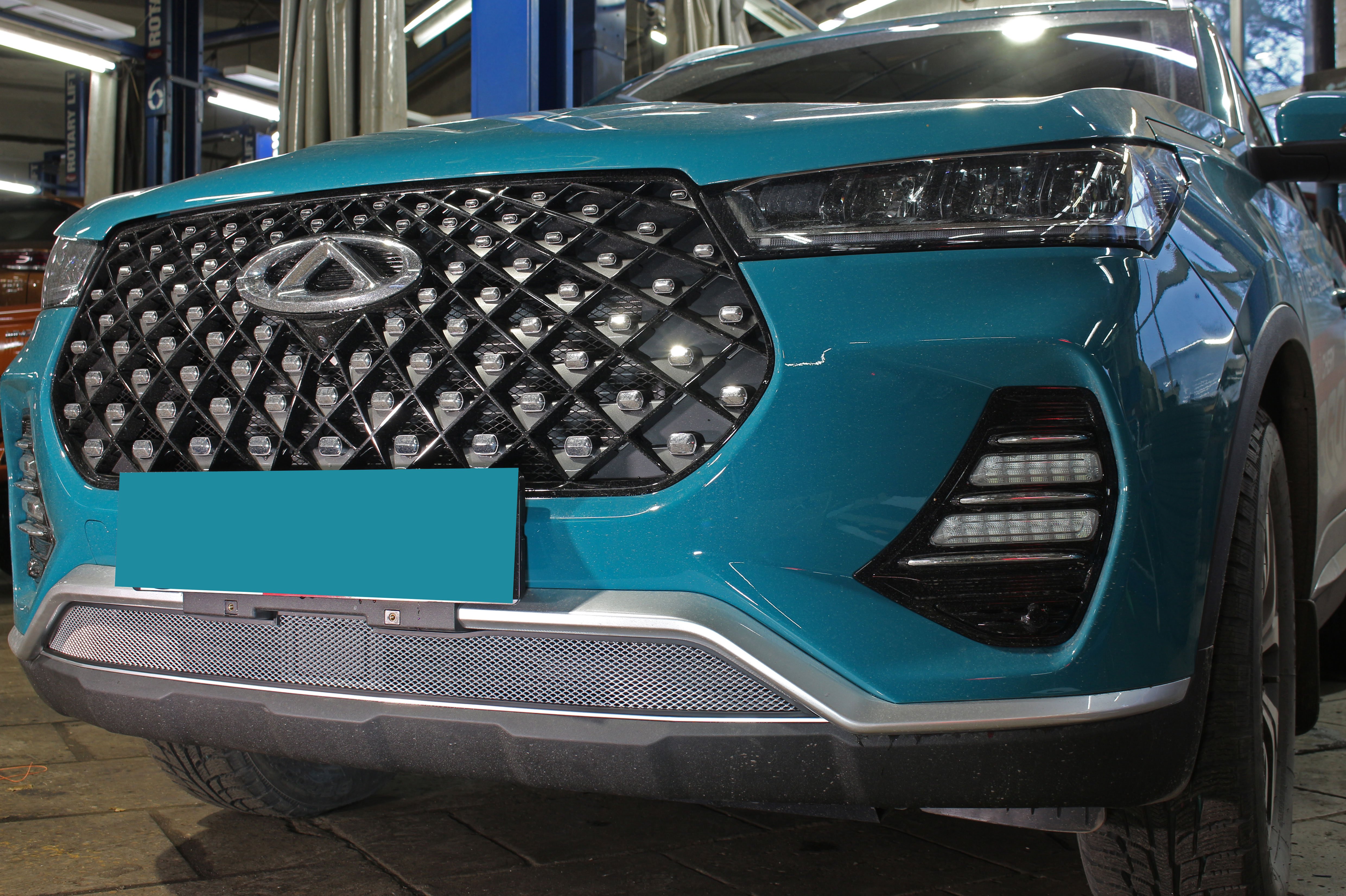 Защитная сетка радиатора низ для Chery Tiggo 7 Pro I