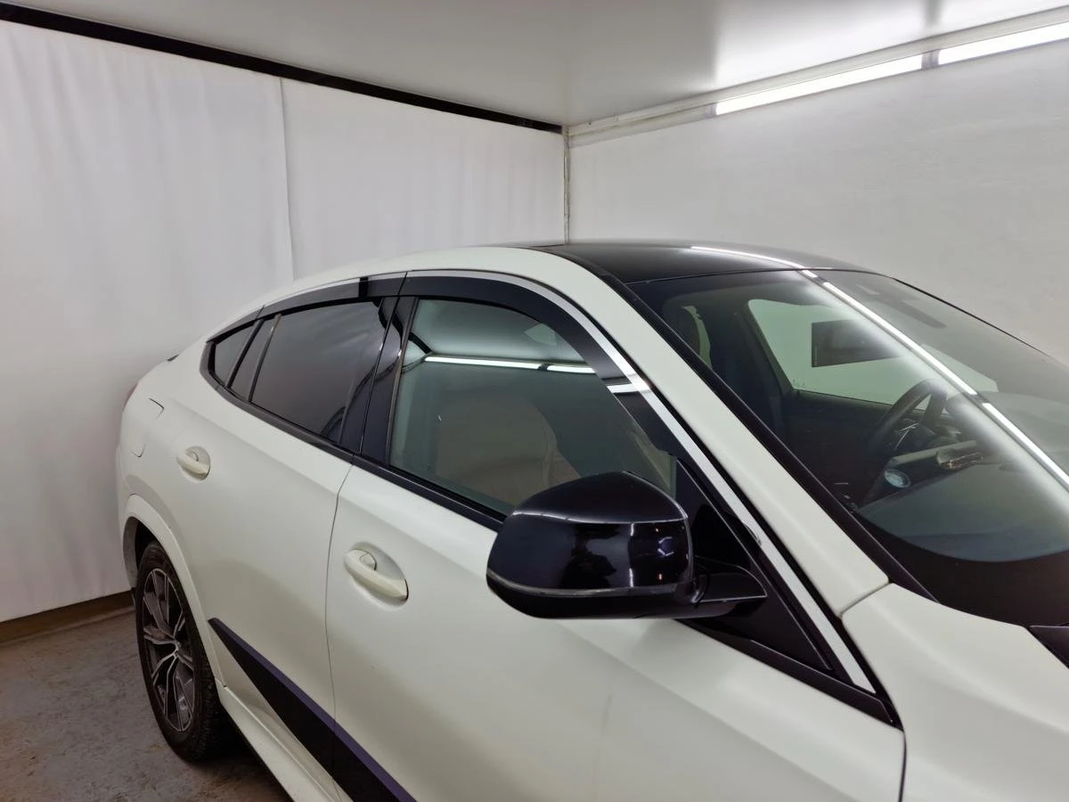 Дефлекторы окон 2D с хром накладками 6 шт. для BMW X6 III (G06)