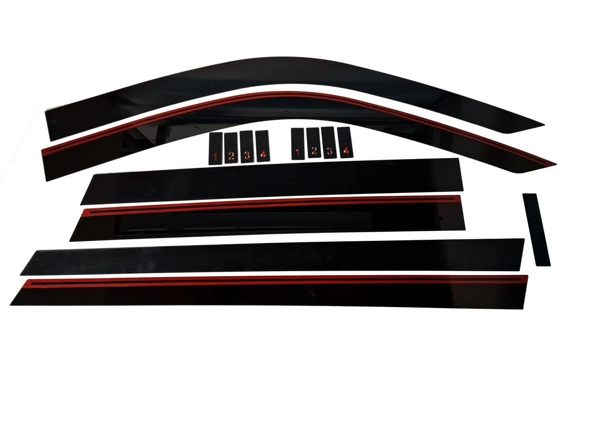 Дефлекторы окон 2D 6 шт. для Chevrolet Tahoe III