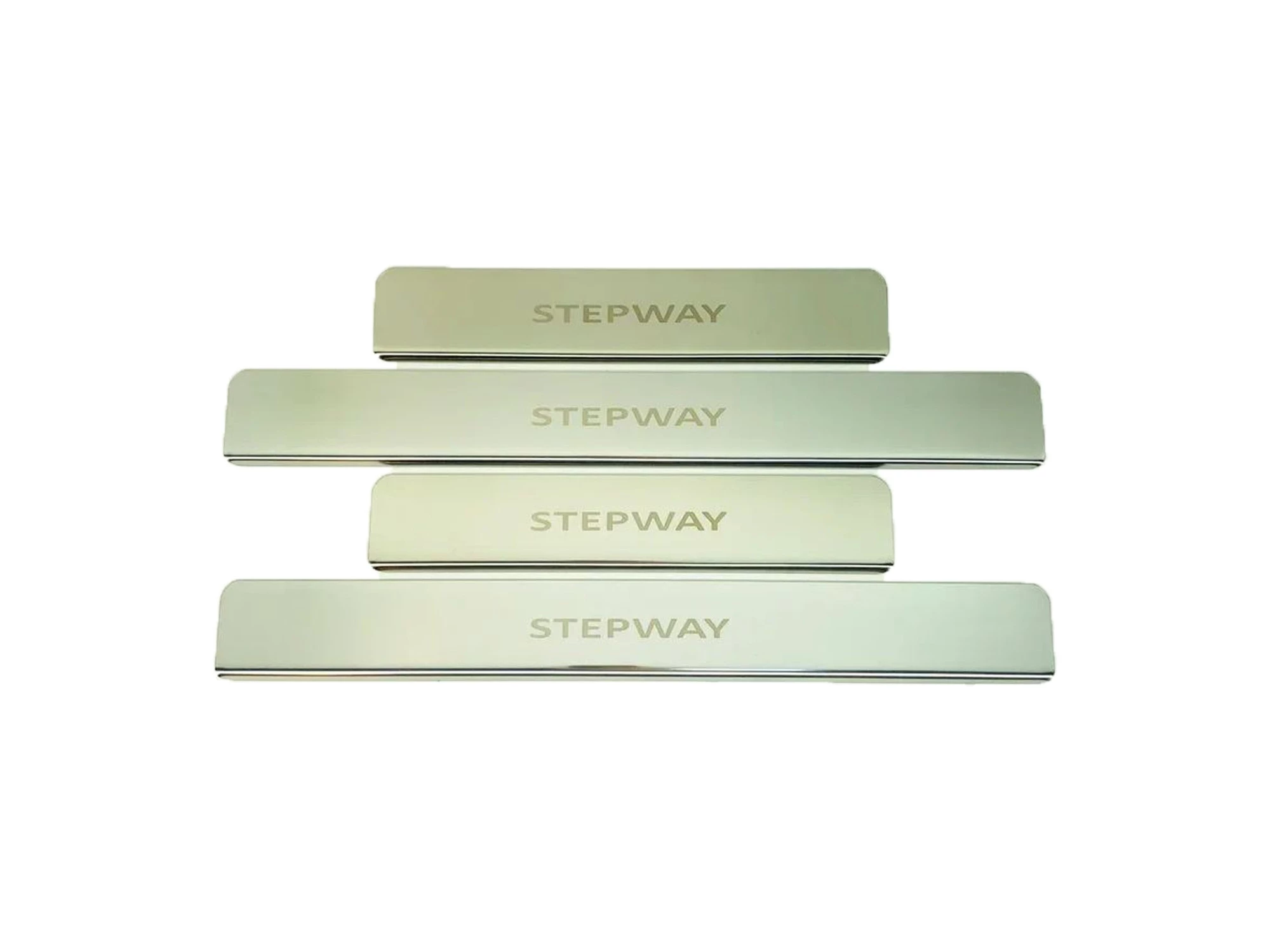 Накладки на пороги из нержавеющей стали 4шт. для Renault Sandero II