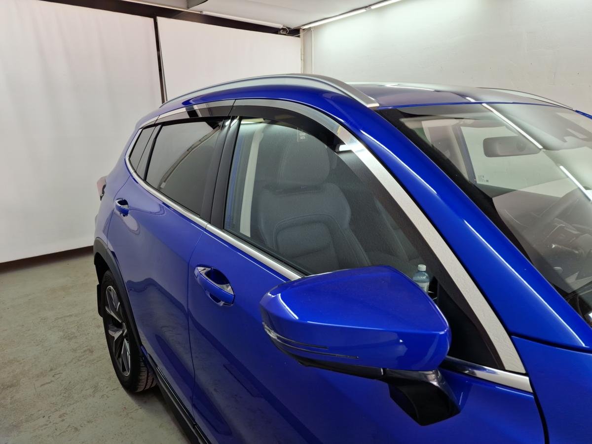 Дефлекторы окон с хром накладками 2D 6 шт для EXEED LX