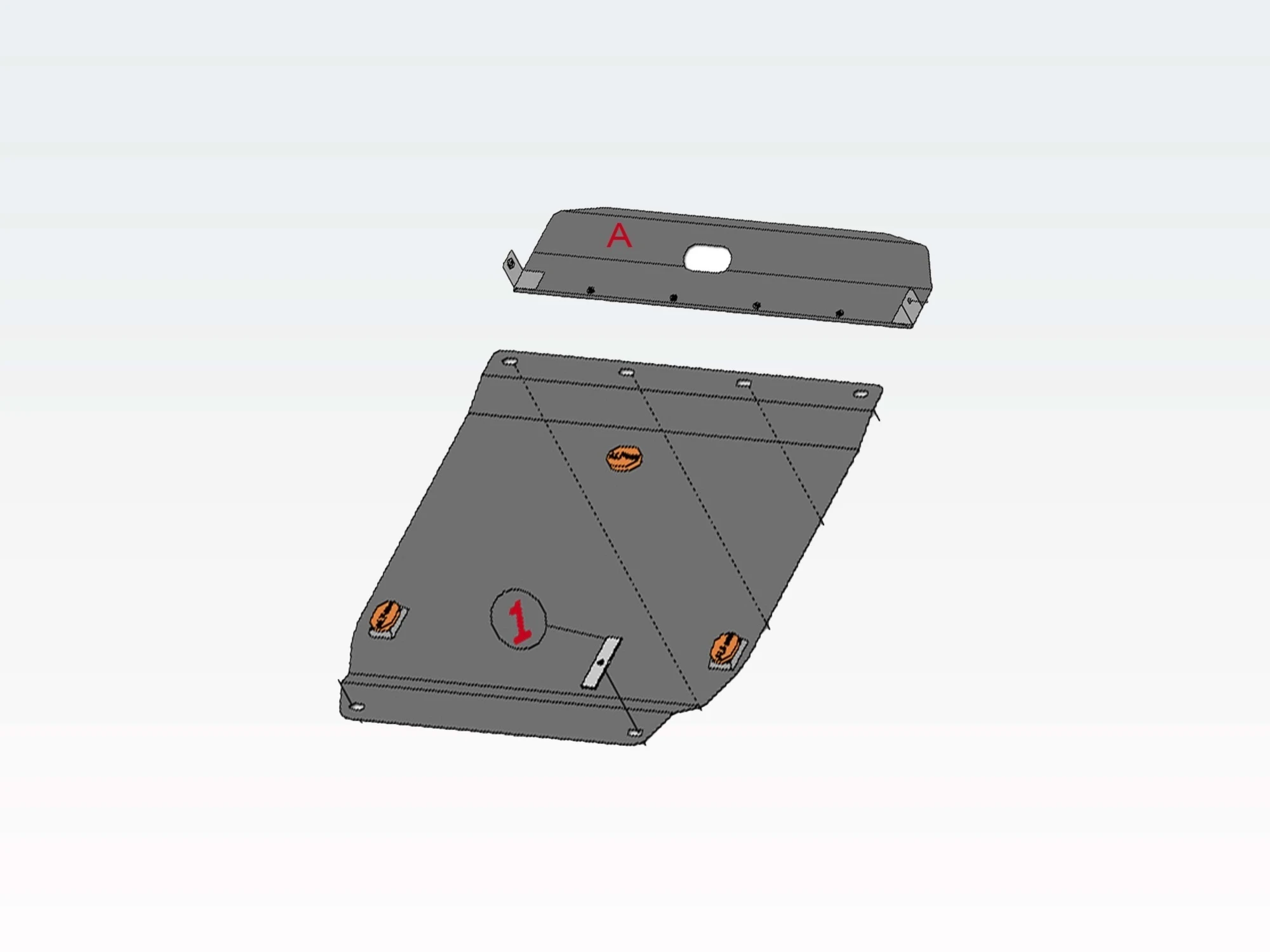 Защита картера и КПП для Toyota Celica VII (T230) Рестайлинг