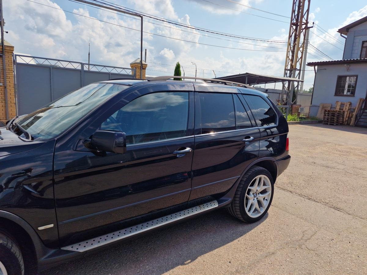 Дефлекторы окон 2D 6 шт. для BMW X5 I (E53) Рестайлинг