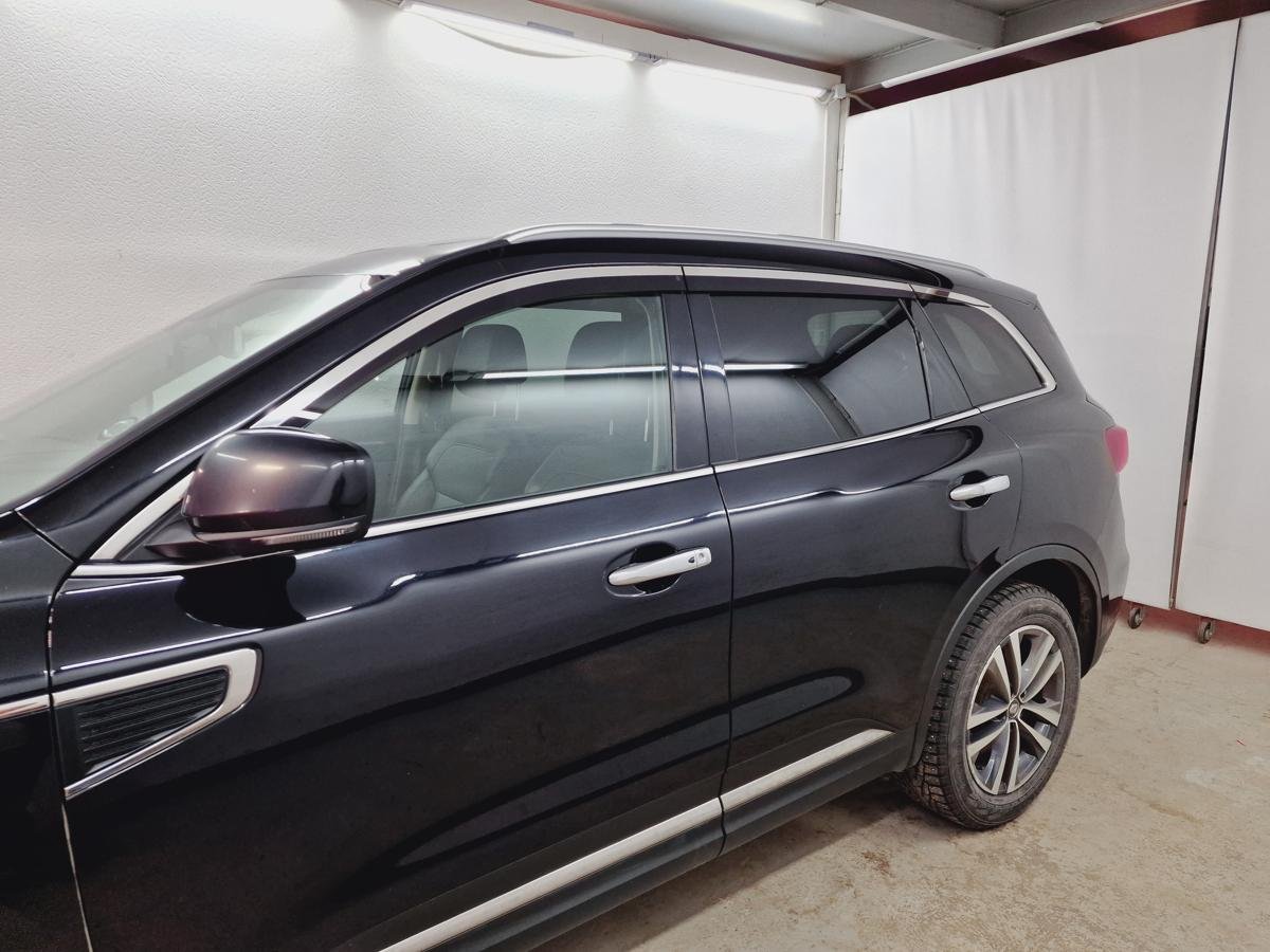 Дефлекторы окон с хром накладками 2D 6 шт для Renault Koleos II Рестайлинг (рынок Европы)