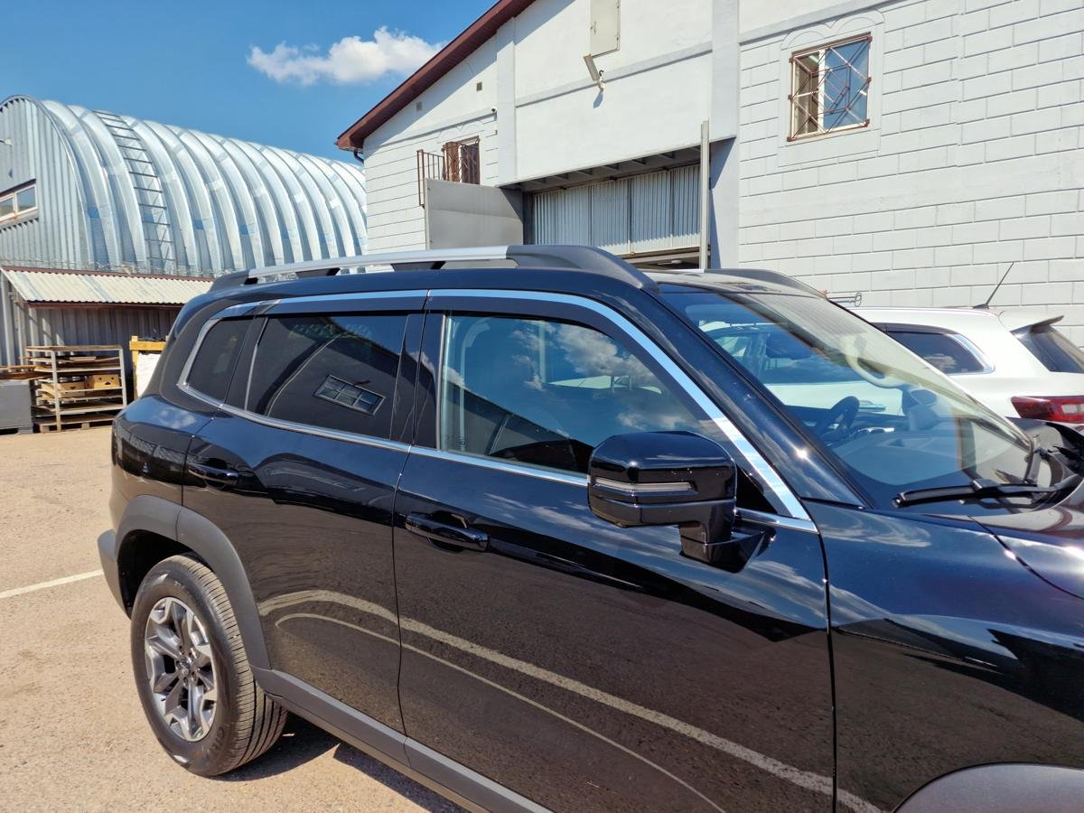 Дефлекторы окон с хром накладками 2D 6 шт для Haval Dargo