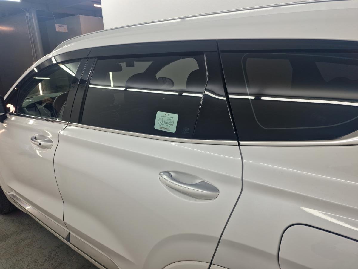 Дефлекторы окон 2D 6 шт для Hyundai Santa Fe IV Рестайлинг