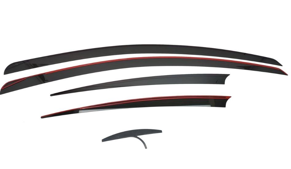 Дефлекторы окон 2D 4 шт для Peugeot 107 I Рестайлинг